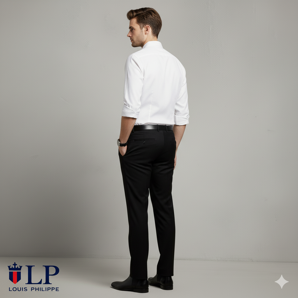Louis Philippe Men’s White Shirt