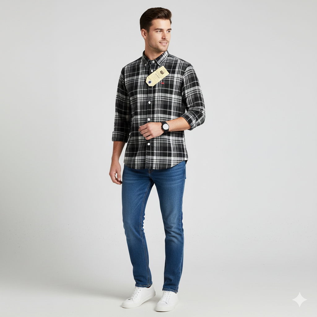 Levi’s Men’s Checked Shirts – Pack of 3