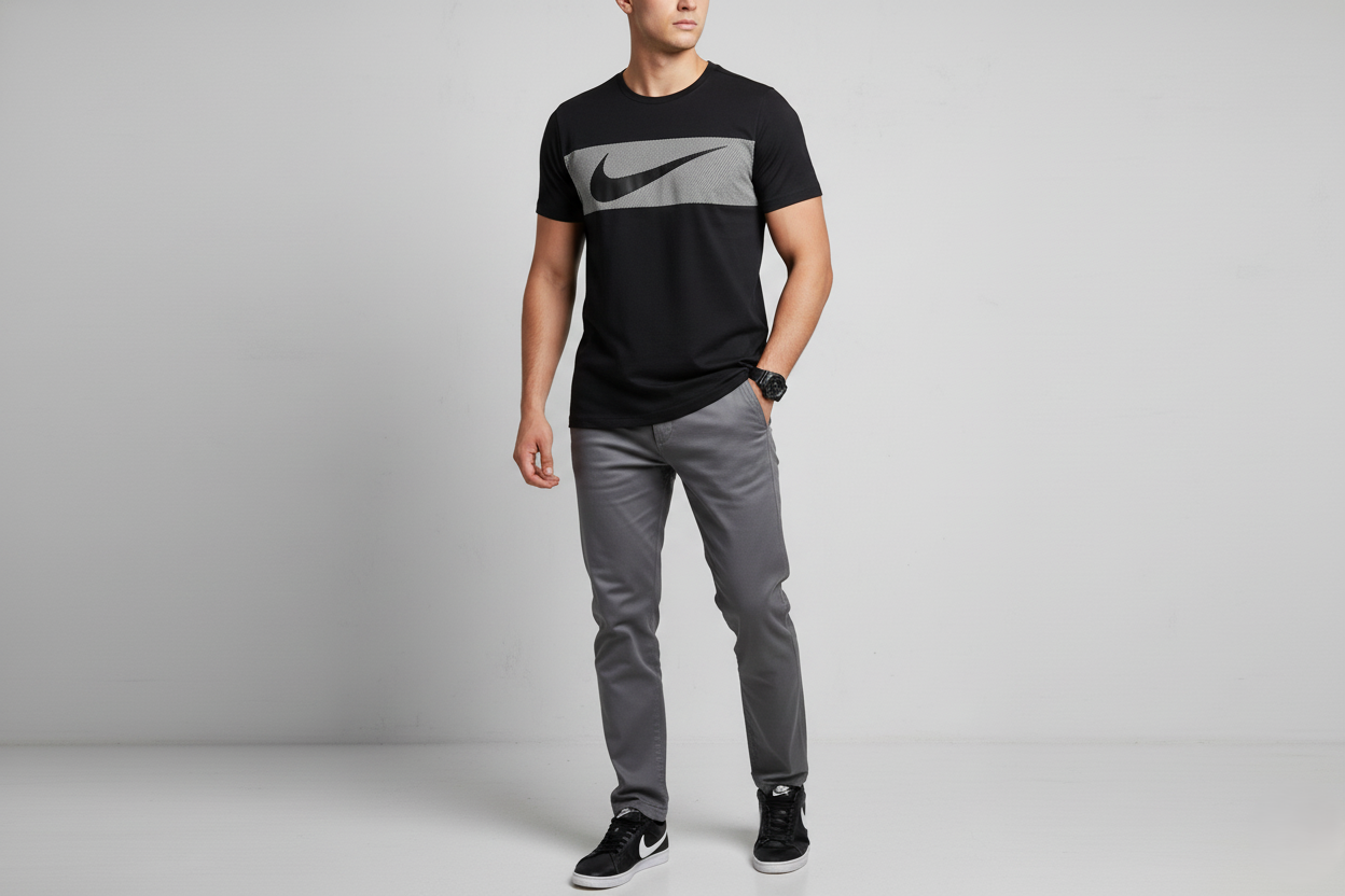 Nike Men’s Black Athletic T-Shirt