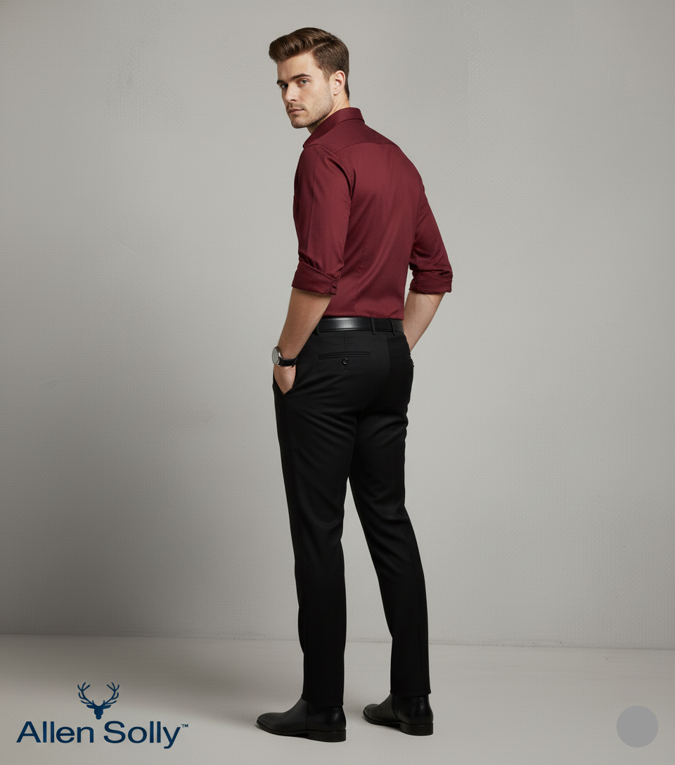 Allen Solly Men’s Maroon Shirt