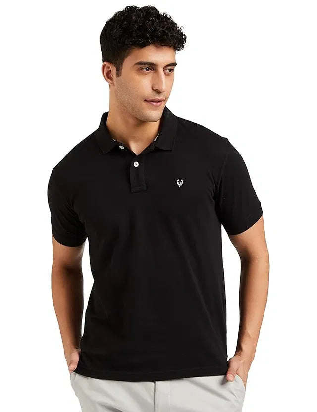 Allen Solly Men’s Black Polo T-Shirt