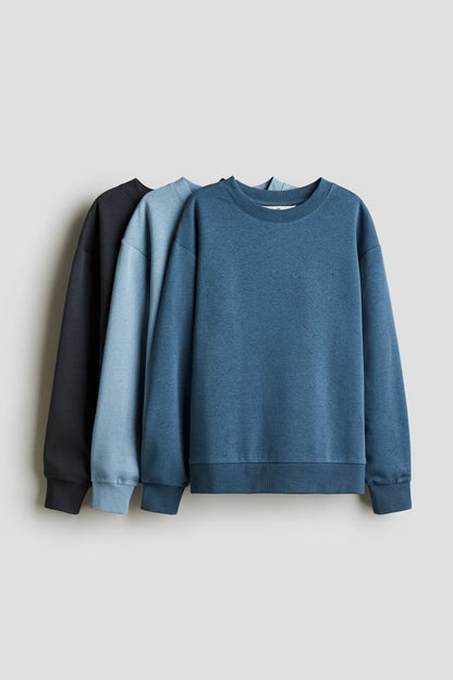 Men’s Solid Color Sweatshirts (Pack of 3)