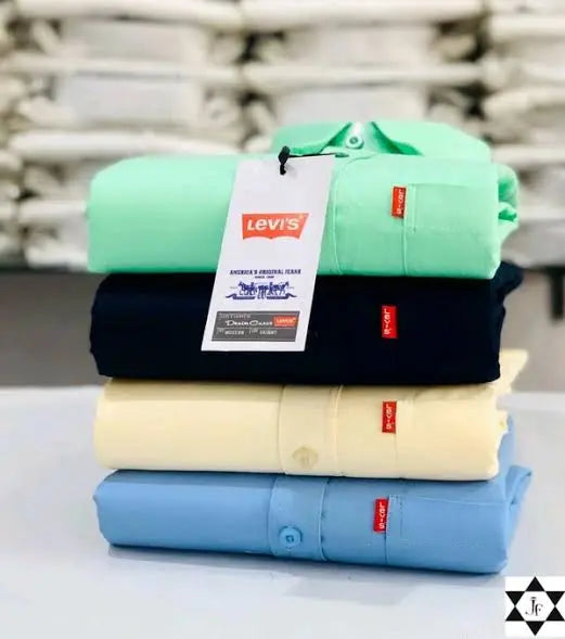 Levi’s Men’s Cotton Shirts – Pack of 4 Colors