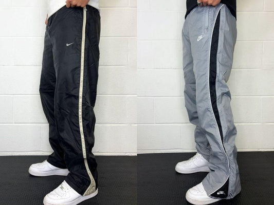 Nike Men’s Lycra Track Pants – Pack of 2 (Black & Grey)