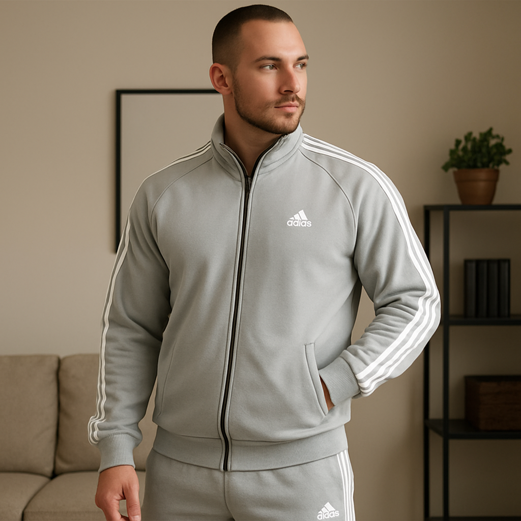 Adidas Tracksuit Lycra (Grey)