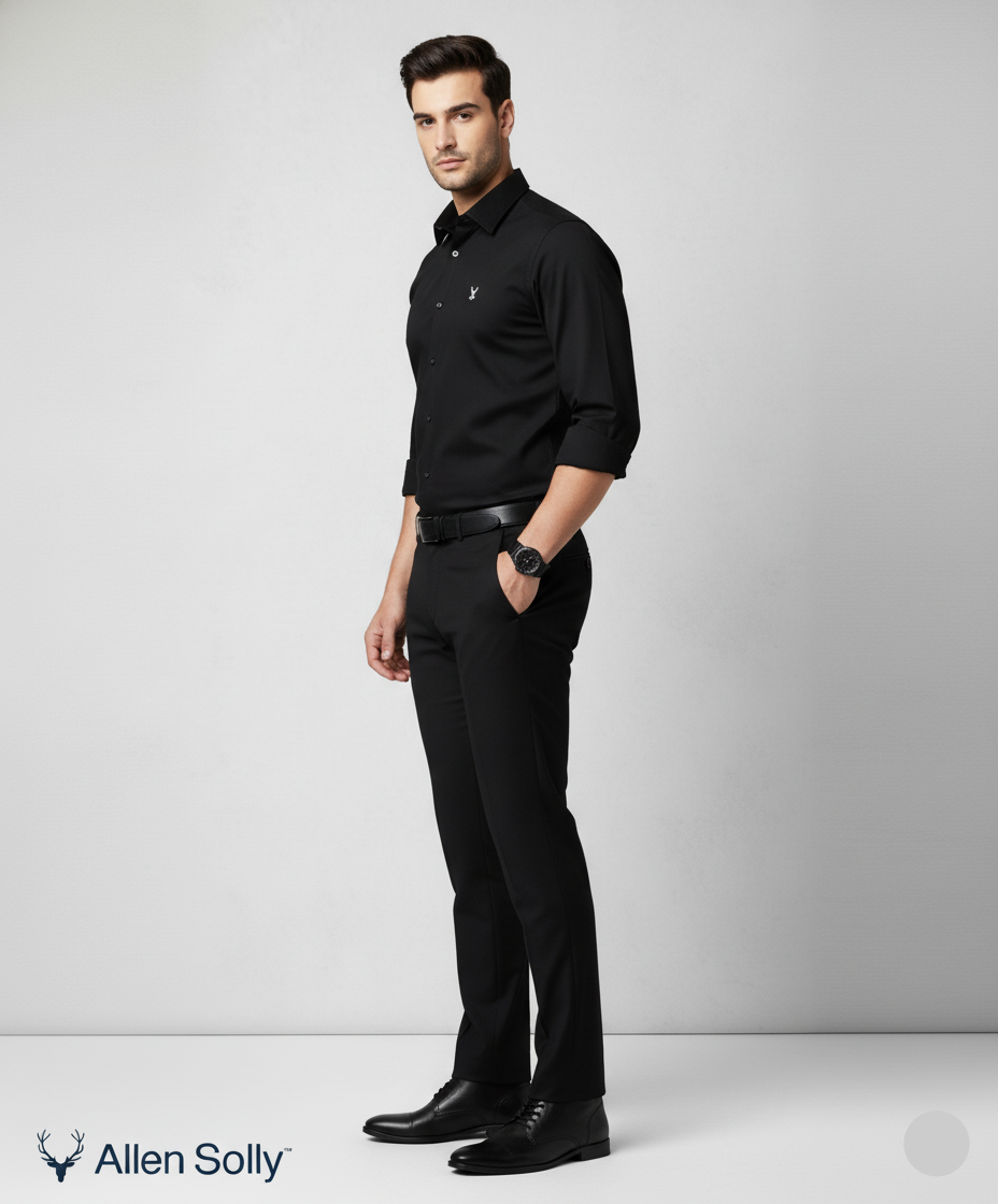 Allen Solly Men’s Black Shirt