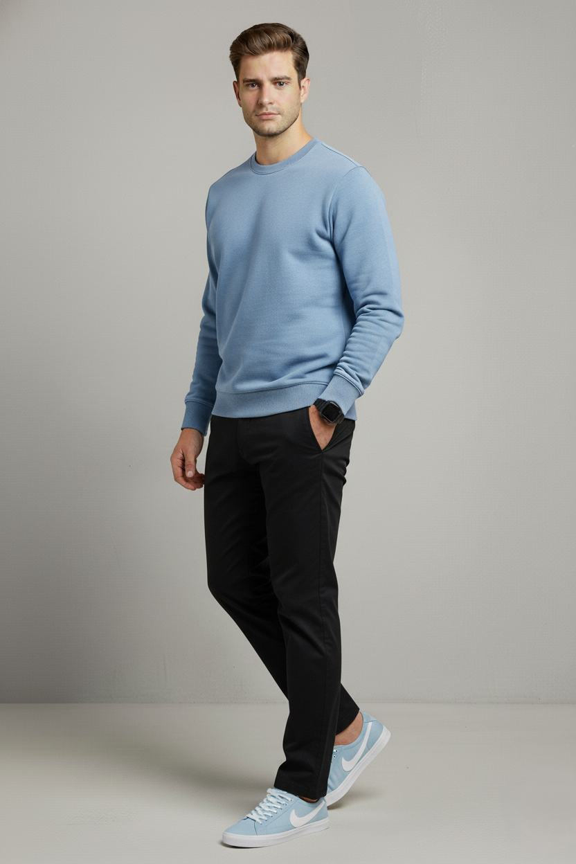 Men’s Solid Color Sweatshirts (Pack of 3)