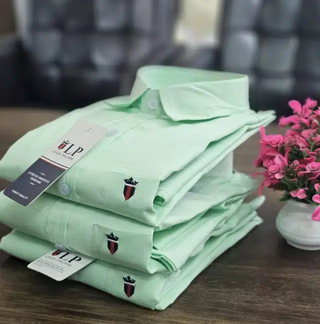 Louis Philippe Men’s Mint Green Shirt