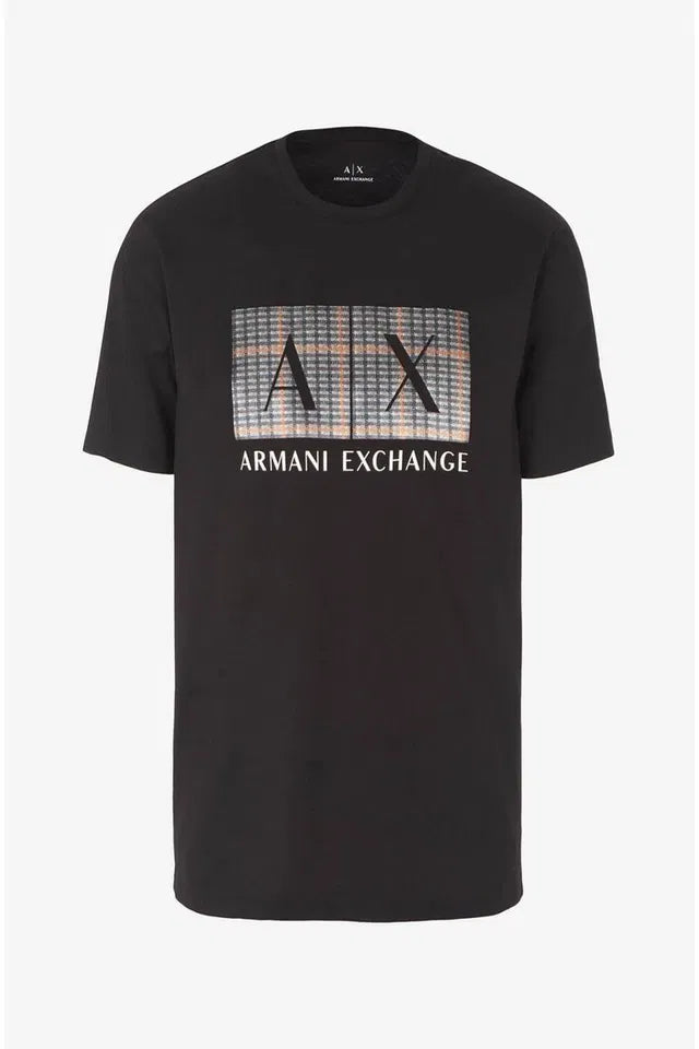 Armani Exchange Men’s Black Graphic T-Shirt