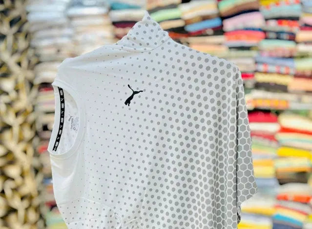 Puma Men’s White Printed Sports T-Shirt