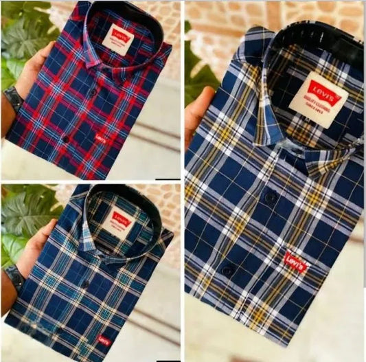 Levi’s Men’s Checked Shirts – Pack of 3