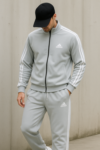 Adidas Tracksuit Lycra (Grey)