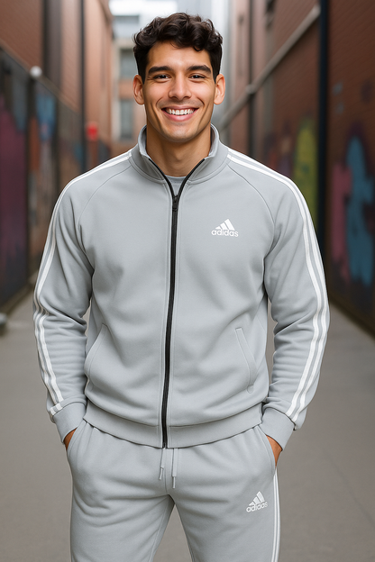 Adidas Tracksuit Lycra (Grey)