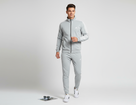 Adidas Tracksuit Lycra (Grey)