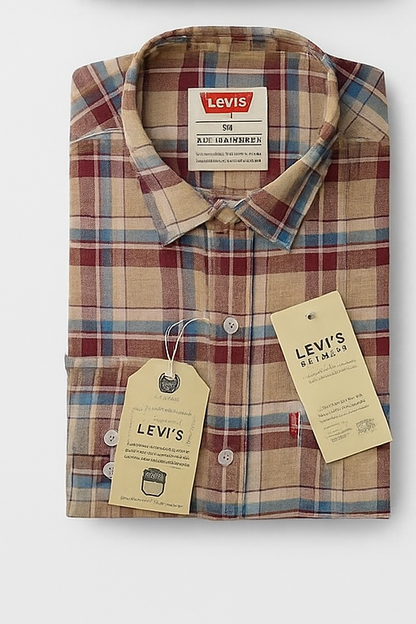Levi’s Men’s Checked Shirts – Pack of 4